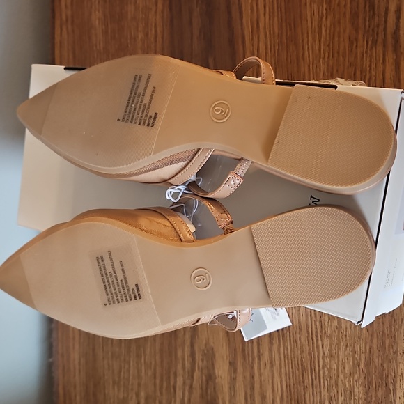 NWT A New Day Vienna Tan Women's Flats - Picture 6 of 6